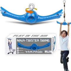 YAMIPROBI Ninja-Twister Swing Spins Set: 15 inches by 5.3 inches, Blue