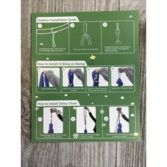 Sensory Swing for Kids Indoor Outdoor & 360° Hardware ~Open Box/Damaged Box