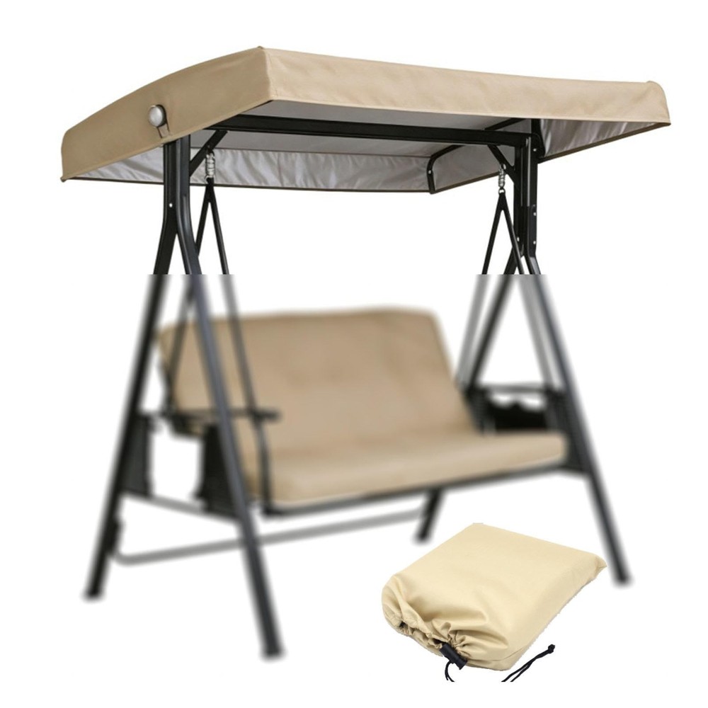 Outdoor Swing Canopy , Beige, 75 X 47 X 7.8 in