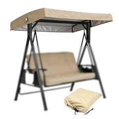 Outdoor Swing Canopy , Beige, 75 X 47 X 7.8 in
