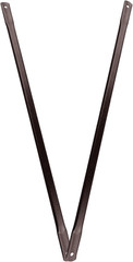34.6″/88Cm Bronze Garden Swing Replacement Bars, Rectangular Metal Rods