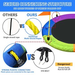 GVDV 40″ Saucer Tree Swing for Kids Outdoor Round Swing FREESHIP