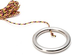 Hook and Ring Swing DIY Kit Heavy-Duty Hardware and String Ring Toss Game Ind…