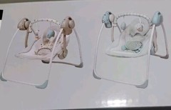 Yadala Baby Swing, Foldable Baby Swing for Infants with Adaptable