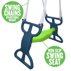 XDP Recreation All Star Metal Swing Set for 7 Kids – Fun Outdoor Play!