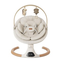 Baby Swings for Infants, Monamii 7.9″ x 4″ and 9.8″ x 4.7″ (pack of 2), Beige