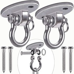 Stainless Steel Swing Hanger – 2000 LB Capacity with Easy Install Screws