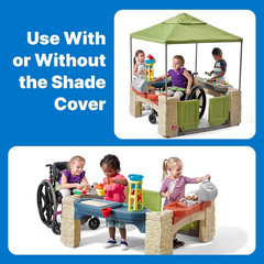 Step2 All around Playtime Patio with Canopy Playset – Shaded Outdoor Playhouse f