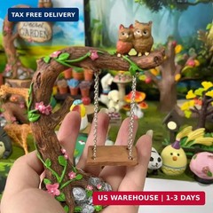 Jumping Spider Accessories, Funny Fairytale Garden Swing Climbing Toy, Garden Tr