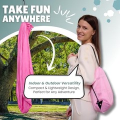 Sensory Swing for Kids and Adults. Indoor and Outdoor Therapy – or Blue Pink