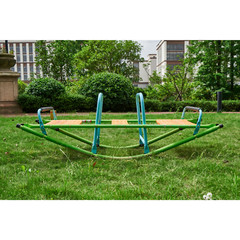 Outdoor Kids Seesaw Plastic Seat Cute Baby Rocker Steel Tube for Kids Age 3+