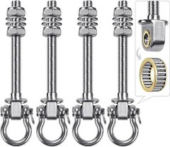 Heavy Duty Swing Hangers with Bearings – Set of 4 Stainless Steel 304 Hardwar…