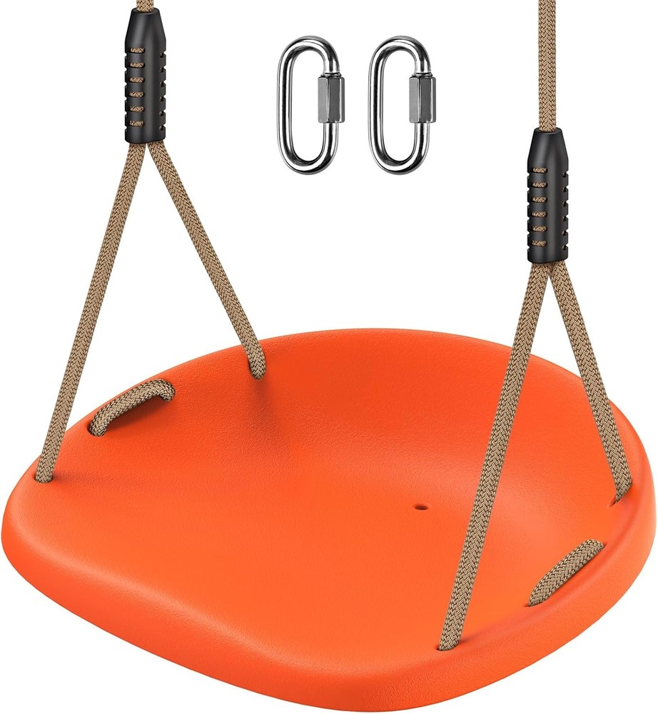 Plastic Swing Seat, Non Slip Tree Swing Replacement with Adjustable Rope and …