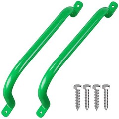 2 Set Metal Playground Safety Handle 17 inch, Outdoor Swing Set Safety Grab Bar