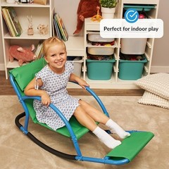 Sensory Seesaw Chair Kids Motor Skills Balance Rocking Indoor Outdoor Play New