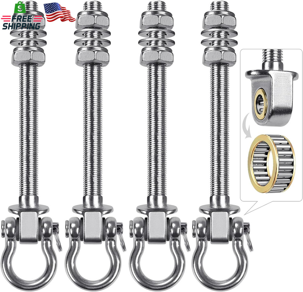 Benelabel Heavy Duty Swing Hangers with Bearings – Set of 4 Stainless Steel 304