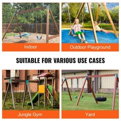 VEVOR 1-2-3 A-Frame 3 Brackets for Swing Set with All Mounting Hardware