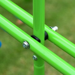 Children’s Playground Set Adjustable Ropes with Metal Frame for Stability