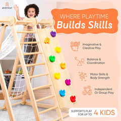 8-In-1 Indoor Play Gym – Toddler Jungle Gym for Kids Ages 2–6 – Indoor Playgroun