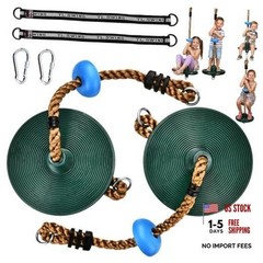 Connectable Tree 2 Pack Connectable Swing (2 Green Large + 2 Blue Small Disc)