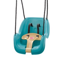 Outdoor Infant to Toddler Swing with Secure Harness for Ages 9 Months to 3 Years