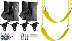 ABUSA Heavy Duty Swing Sets Brackets Including 2 A-Frame Swing Set Brackets 2