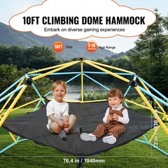 Uimoso Dome Climber Hammock Accessory for 10ft Climbing Dome 350lbs Load-Bearing