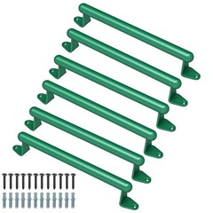 17-Inch Black Metal Playground Safety Handles 6 Pack – Heavy-Duty Grab Bars f…