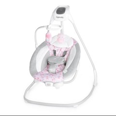Ingenuity SimpleComfort Lightweight Compact 6-Speed Multi-Direction Baby Swi…