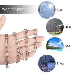 Heavy Duty 40″ Swing Chains with Carabiners – 500 LB Capacity for Indoor/Outdoor