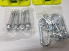 Heavy Duty Swing Hangers Screws Bolts Included over 5000 Lb Capacity