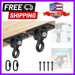 Heavy Duty Swing Hangers, Porch Swing Hanging Kit, One-Piece Design Base Swin…