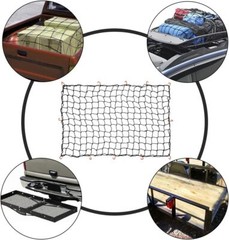 Bungee Cargo Net 4X6ft Truck Bed Net Stretches To 8X12ft For Pickup Tra