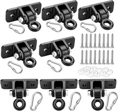 Heavy Duty Swing Hangers for Playground, Porch, Yoga, Trapeze – Set of 8 Indoor/