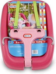 Magenta 2-in-1 Snug ‘N Secure Swing for Infants & Toddlers – 50 lbs Limit