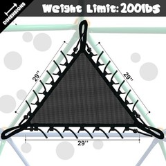 Sturdy Net Chair for 10FT 11FT Climbing Dome, Easy Install, Kids Ages 4+