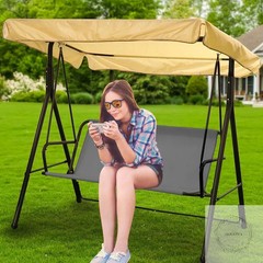 Outdoor Porch Patio Swing Seat Cover, 600D Thickened Oxford Waterproof Swing