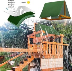 Swing Canopy Replacement 43″X90″ – Playground Swing Set Tarp, Waterproof Snowpro
