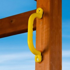 07-0005-Y Plastic Safety Handle Pair Swing Set Attachment- Yellow (Pair)