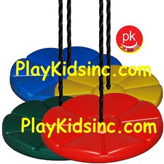 Swingset Play 15′ Roped Daisy Disc Disk playground backyard jungle gym Yellow