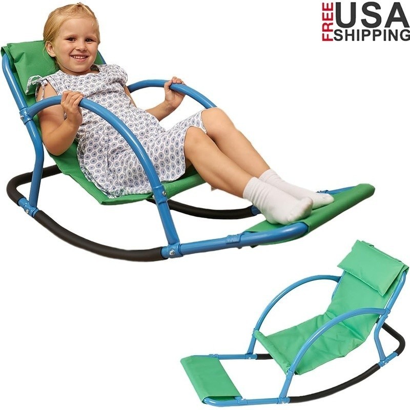 Sensory Seesaw Chair Kids Motor Skills Balance Rocking Indoor Outdoor Play New