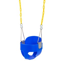 Baby Swing EVA Iron Swing Hanging Basket Swing for Your Baby Kid Outdoor Blue