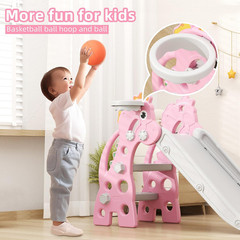 in Toddler Slide – 46. Inch Long Slide, 10-Min Easy Assembly, Foldable Anti-Tip