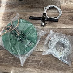 76ft Zip Line Trolley with Spring Brake System (incomplete Set/ Missing Parts).