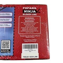 Fofana Original Ninja Slider Zip Lines for Kids and Adults Outdoor 65 Ft Slack