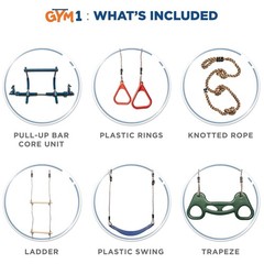 Doorway Gym Indoor Playground – Blue
