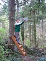 Zip Line 100′ Kit, Trolley, Cable Ride, High Quality Zipline, Made in USA!