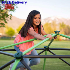 66″ Outdoor Climbing Dome Heavy Duty Geometric Jungle Gym Kids Playground Toy