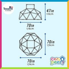 Climber with Top – Active Indoor Outdoor Play Set Climbing Dome Equipment Toys –