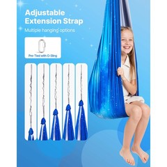 Uimoso Sensory Swing with Double-Layer Fabric, Supports Up to 300 lbs